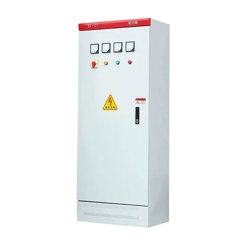 Set completo di armadi per la distribuzione dell'energia da pavimento